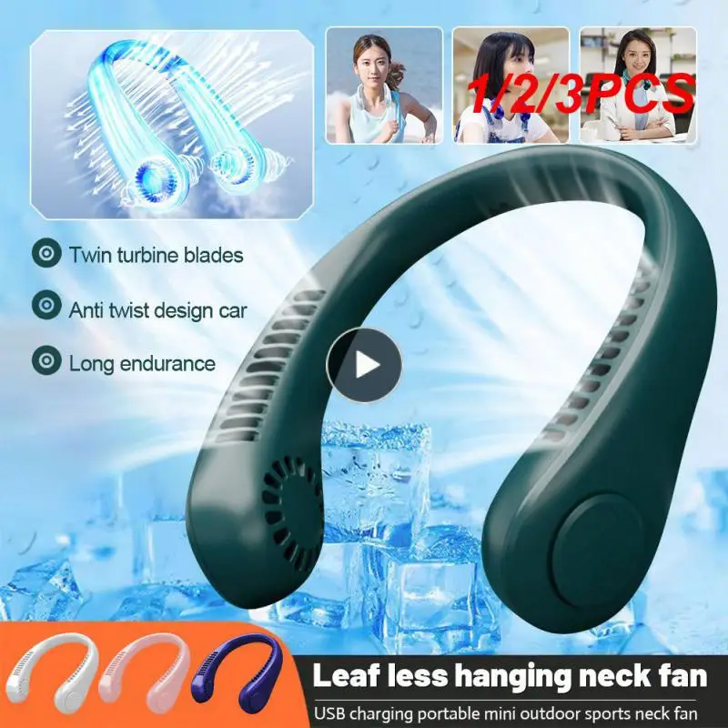1/2/3PCS Mini Hanging Neck Fan 2000mAh USB Rechargeable Portable Bladeless Mute Outdoor Sports Fans Air Conditioner Ventilador
1/2/3PCS Mini Hanging Neck Fan 2000mAh USB Rechargeable Portable Bladeless Mute Outdoor Sports Fans Air Conditioner Ventilador