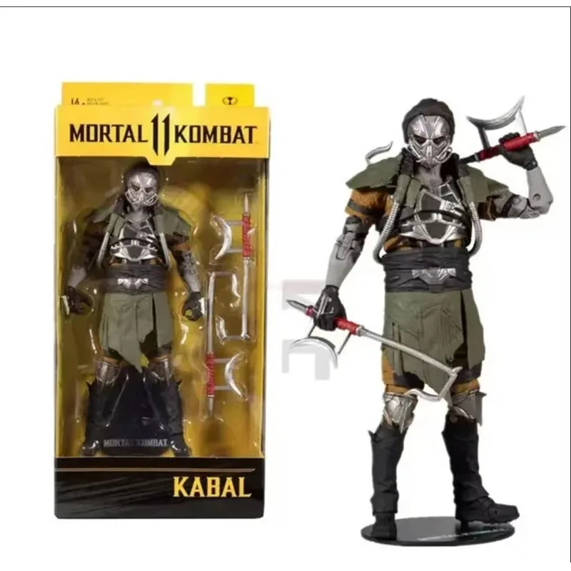 

7 Inches 1/12 Anime Figure Kabal Macfarlane Mortal Kombat Action Figures Model Children's Toy