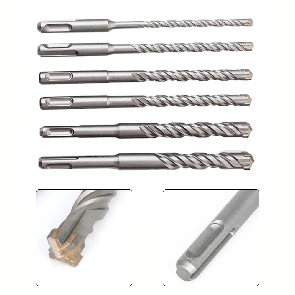 1pcs 160mm Concrete SDS Plus Drill Bit Tungsten Steel Alloy 4 Cutters Double Auger Hammer Wall Brick Block Electric Hammer
1pcs 160mm Concrete SDS Plus Drill Bit Tungsten Steel Alloy 4 Cutters Double Auger Hammer Wall Brick Block Electric Hammer