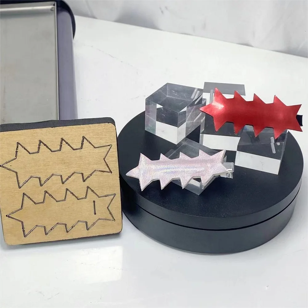 DIY Hair Clip Cutting Dies, New Die Cut and Wooden Dies, Suitable for Common Die Cutting Machines on the Market
DIY Hair Clip Cutting Dies, New Die Cut and Wooden Dies, Suitable for Common Die Cutting Machines on the Market