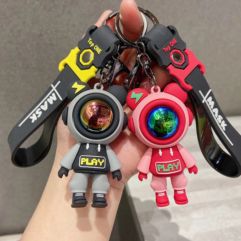 Cartoon Lightning Bear Keychain Cute Astronaut Bear Doll Keyring Bag Pendant Car Keyholder Bag Charm Accessories
Cartoon Lightning Bear Keychain Cute Astronaut Bear Doll Keyring Bag Pendant Car Keyholder Bag Charm Accessories