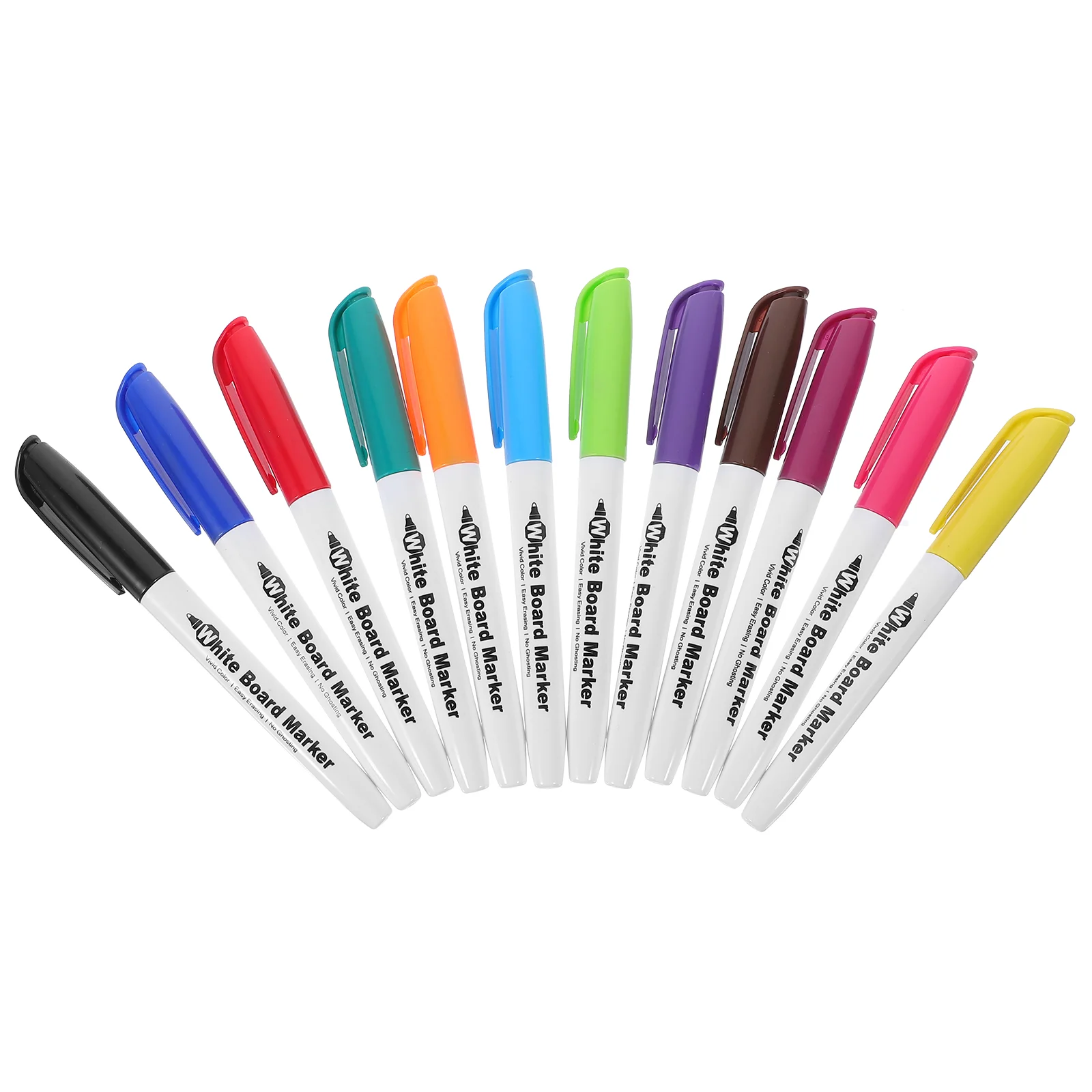 

12 Pcs Marker Pen Liquid Chalk Pens Dry Erase Household Whiteboard Markers Plastic Makers Fine Tip Child Drawing