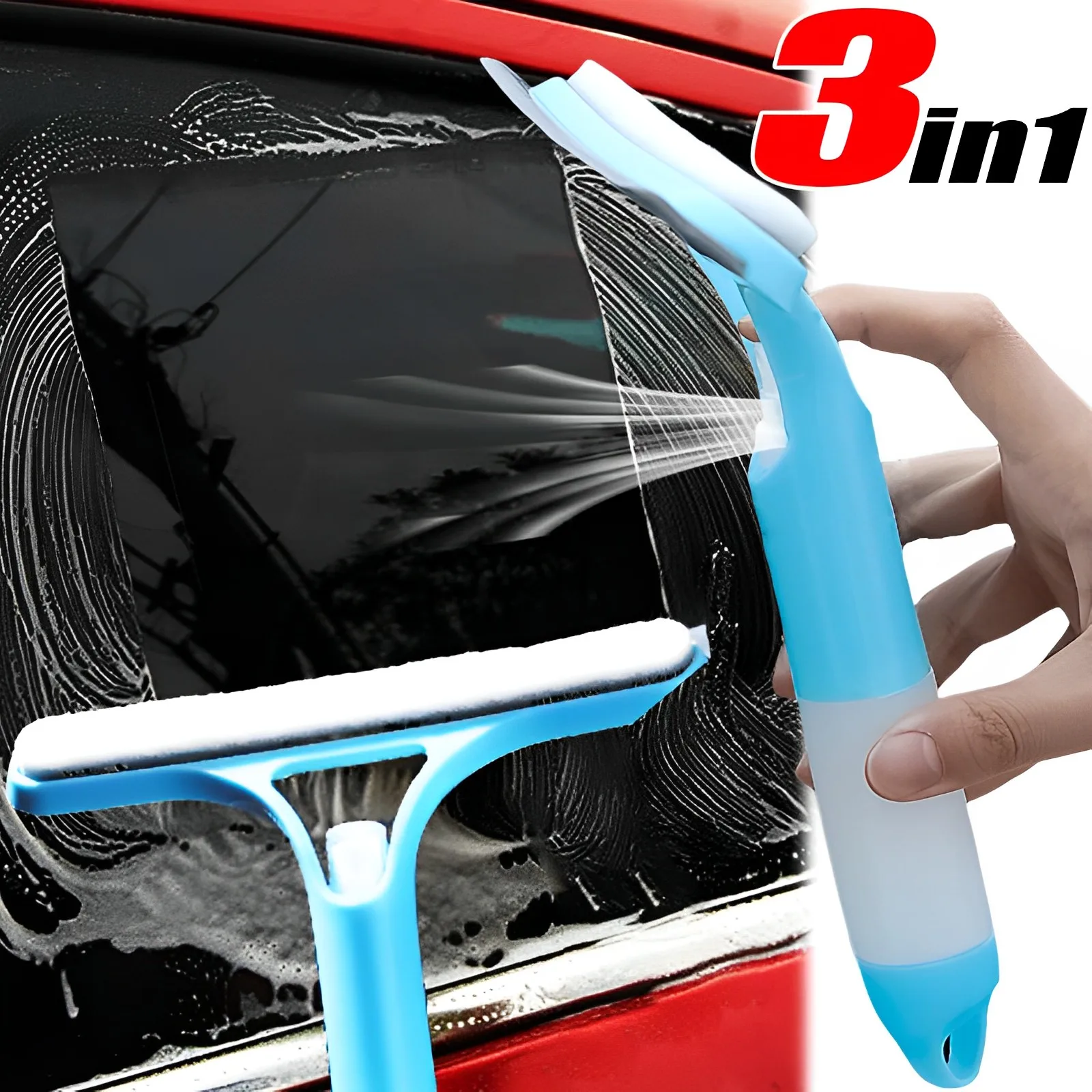 3-IN-1 Multifunctional Car Window Glass Cleaning Brush Squeegee Spray Sponge Brush Brush Home Window Glass Washing Brushes Tool
3-IN-1 Multifunctional Car Window Glass Cleaning Brush Squeegee Spray Sponge Brush Brush Home Window Glass Washing Brushes Tool