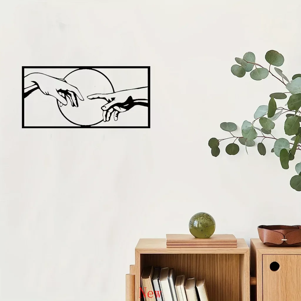 1pc Modern Black Metal Wall Hanging Art Minimalist Abstract Decorative Wall Art for Home Bedroom Bathroom Office Decoration wall
1pc Modern Black Metal Wall Hanging Art Minimalist Abstract Decorative Wall Art for Home Bedroom Bathroom Office Decoration wall