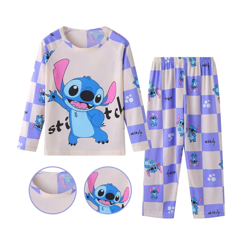 Stitch Pajamas for Kids Spring Autumn Children's Clothing Boy Sleepwear Long Sleeved Pants Clothes Pajamas Set Girls Pyjamas
Stitch Pajamas for Kids Spring Autumn Children's Clothing Boy Sleepwear Long Sleeved Pants Clothes Pajamas Set Girls Pyjamas