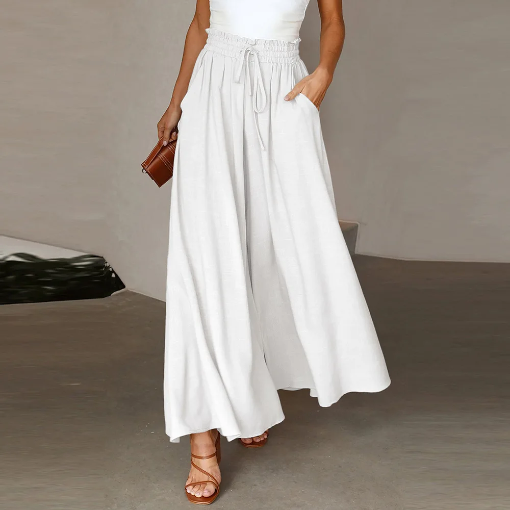 Wide Leg Pants Women Baggy Vintage Autumn Office Lady Casual Daily Work Wear High Waist Elegant Solid Color Trousers Clothing
Wide Leg Pants Women Baggy Vintage Autumn Office Lady Casual Daily Work Wear High Waist Elegant Solid Color Trousers Clothing