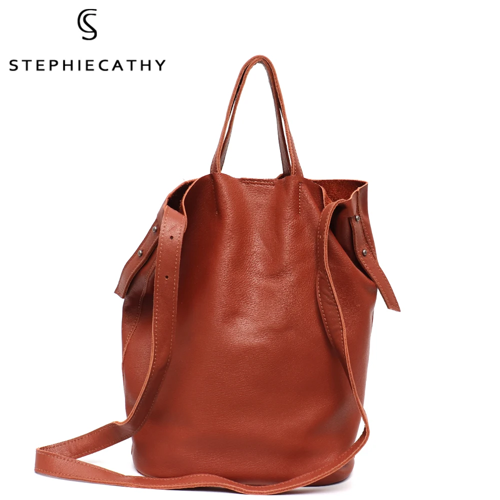 SC Casual Vintage Women Handbags Natural Genuine Leather Tote Shoulder Bag Female Retro Soft Cowhide Top-handle Crossbody Bucket
SC Casual Vintage Women Handbags Natural Genuine Leather Tote Shoulder Bag Female Retro Soft Cowhide Top-handle Crossbody Bucket