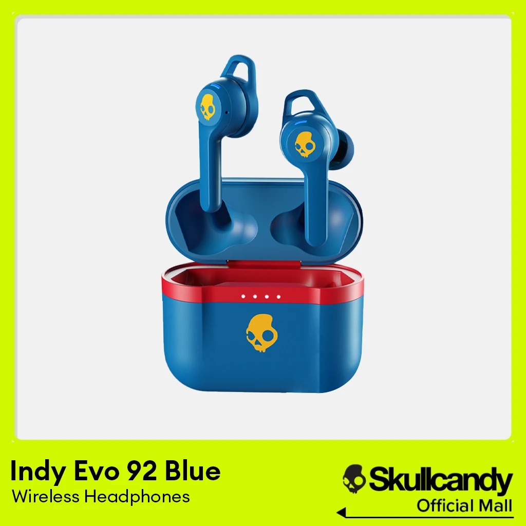 

Choice Skullcandy Indy Evo In-Ear Waterproof Wireless Bluetooth Earbud with Smart Mic Noise Canceling Sports Gaming Headphones