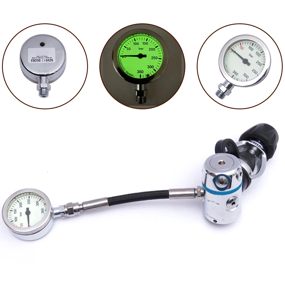 1pc Diving Back BCD High Pressure Gauge SPG Metal Single Watch Luminous Water Sports Diving Equipment
1pc Diving Back BCD High Pressure Gauge SPG Metal Single Watch Luminous Water Sports Diving Equipment