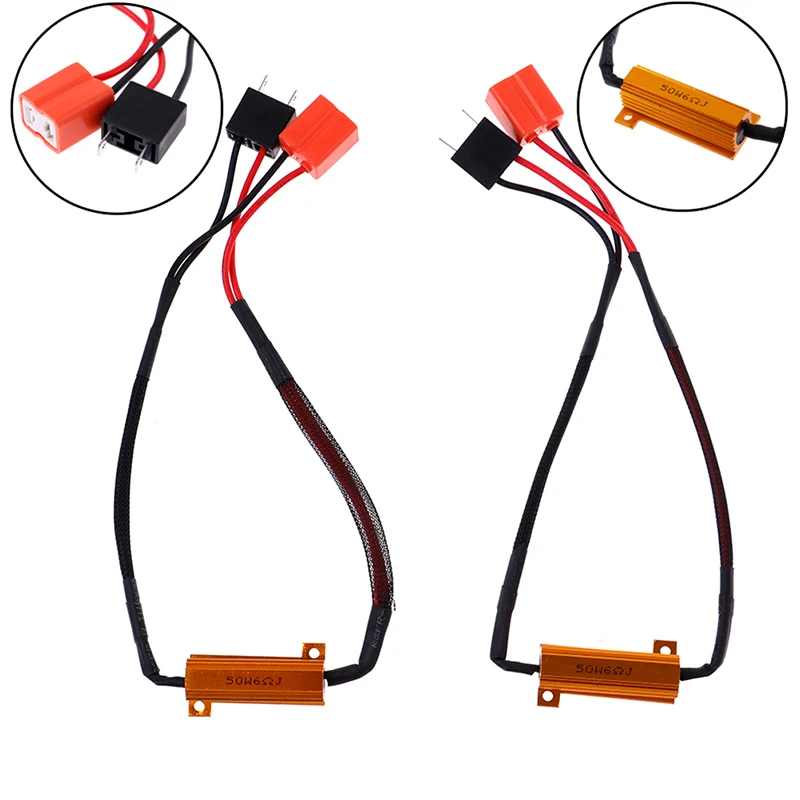 2Pcs/set H7 50W 6Ω LED Decoder Car Load Resistor Warning Canceller Decoder Light Fog Light Easy To Install 50*24MM Car Led Light
2Pcs/set H7 50W 6Ω LED Decoder Car Load Resistor Warning Canceller Decoder Light Fog Light Easy To Install 50*24MM Car Led Light
