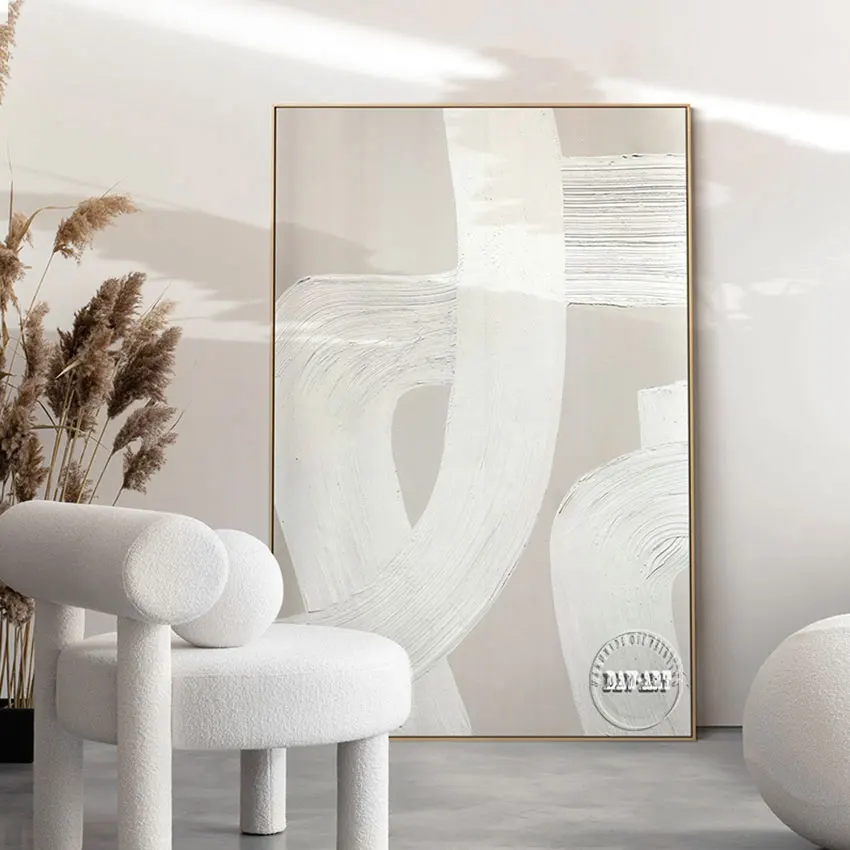Large Living Room Wall Pictures Easy Canvas Paintings Frameless Handmade Abstract Design White Acrylic Art Knife Oil Painting
Large Living Room Wall Pictures Easy Canvas Paintings Frameless Handmade Abstract Design White Acrylic Art Knife Oil Painting