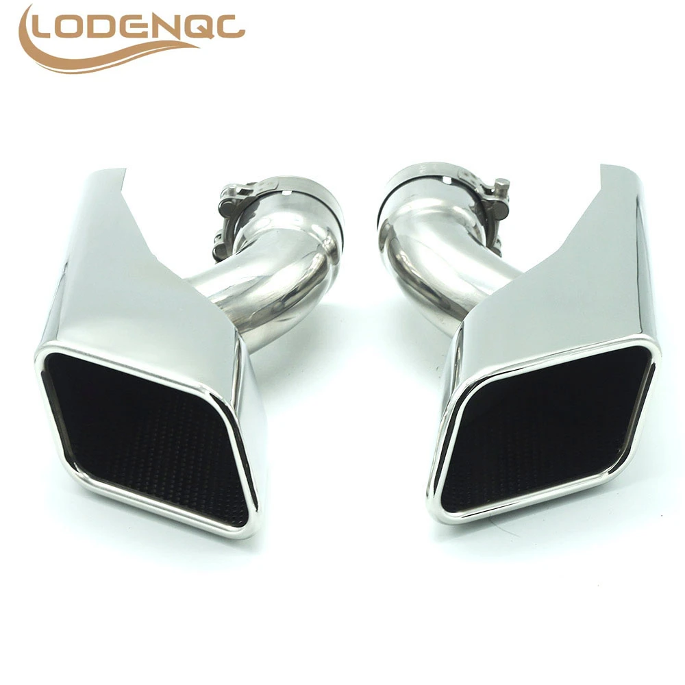 2PCS/Set Modified Car Exhaust Tail Muffler Tip Stainless Steel End Pipe For Land Rover 2005-2012 Range Rover Diesel
2PCS/Set Modified Car Exhaust Tail Muffler Tip Stainless Steel End Pipe For Land Rover 2005-2012 Range Rover Diesel