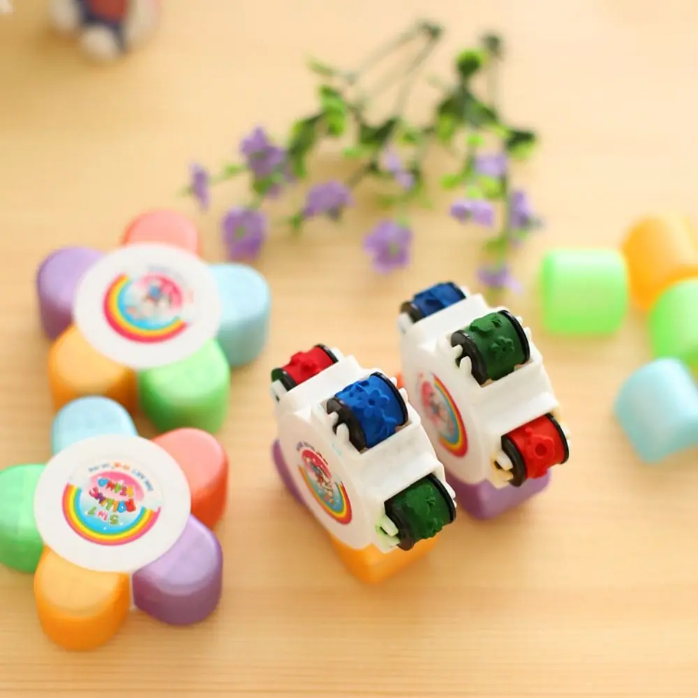 

Student Stationery Hand Account Funny Toy Journaling Decorative Stamp Drawing Diary Tool DIY Craft Stamp Seal Roller Stamps