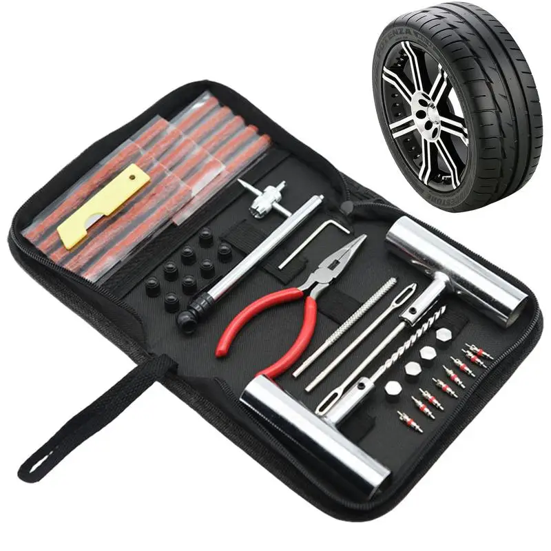 685g Car Tire Patch Kit Heavy Duty Rubber Strips Tool Long-Lasting Puncture Plug Tools For DIY Car Motorcycle Travel Camping
685g Car Tire Patch Kit Heavy Duty Rubber Strips Tool Long-Lasting Puncture Plug Tools For DIY Car Motorcycle Travel Camping