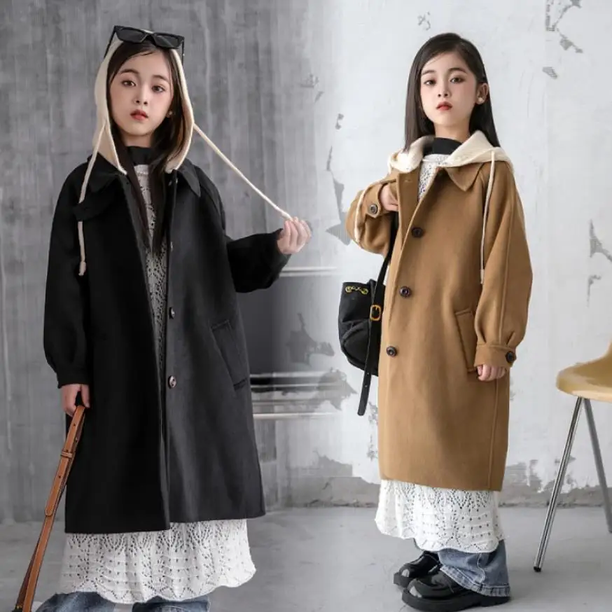Autumn Winter New Cashmere Coat Hooded Fashion Overcoat 100% Wool Double-Sided Thicker Warm Jacket For Boys Girls A3099
Autumn Winter New Cashmere Coat Hooded Fashion Overcoat 100% Wool Double-Sided Thicker Warm Jacket For Boys Girls A3099