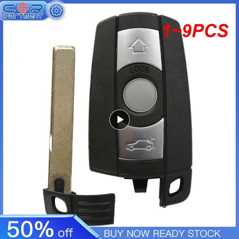 1 ~ 9 шт. чехол для автомобильного ключа с дистанционным управлением, 3 кнопки, чехол для стайлинга для 1 3 5 6 серии E90 E91 E92 E60 E70 E71 E72 E82 E87 E88 E89
