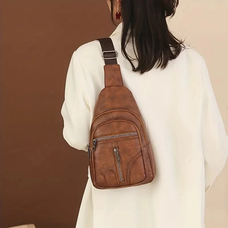Bags For Women Newly Women Chest Pack Female Sling Bags Crossbody Waterproof Shoulder Chest Bag Casual Pu Leather Messenger Pack
Bags For Women Newly Women Chest Pack Female Sling Bags Crossbody Waterproof Shoulder Chest Bag Casual Pu Leather Messenger Pack
