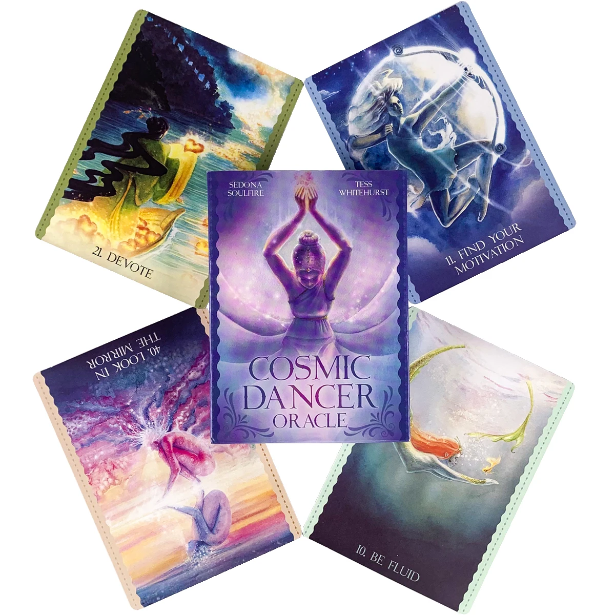 Cosmic Dancer Oracle Cards By Tess Whitehurst Tarot Starseed Oracle Angel Answers Card Game Divination English Version Toy Board
Cosmic Dancer Oracle Cards By Tess Whitehurst Tarot Starseed Oracle Angel Answers Card Game Divination English Version Toy Board