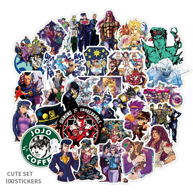 30/60/100PCS Anime JOJO Bizarre Adventure Stationery Stickers Laptop Skateboard Suitcase Water Cup Gift Toy Wholesale PVC Decal
30/60/100PCS Anime JOJO Bizarre Adventure Stationery Stickers Laptop Skateboard Suitcase Water Cup Gift Toy Wholesale PVC Decal