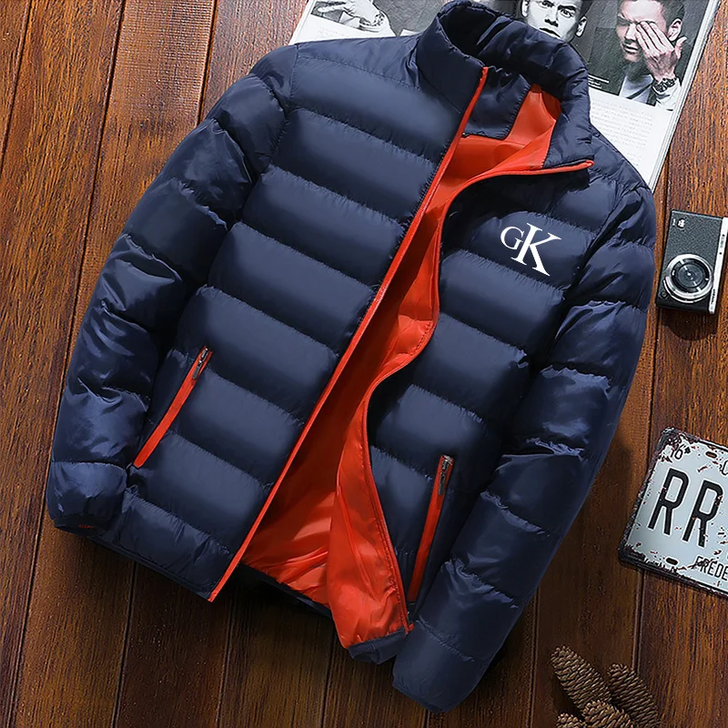 

Men's padded jacket 2023 autumn/winter new brand short padded men's warm jacket thick casual padded jacket men's parka