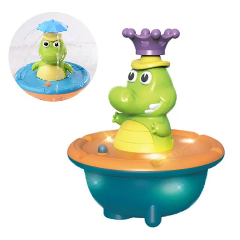 Fountain Crocodile Baby Bath Toys For Toddlers Spray Water Sprinkler Light Up Bathtub Toy For Boys Girls Kids
Fountain Crocodile Baby Bath Toys For Toddlers Spray Water Sprinkler Light Up Bathtub Toy For Boys Girls Kids