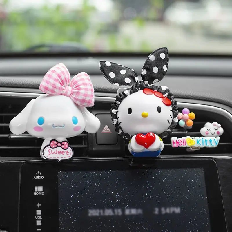 Sanrio автомобильное украшение для ароматерапии «сделай сам» Hello Kitty Cinnamoroll мультяшное милое украшение для автомобиля кондиционер для ароматерапии ртом
Sanrio автомобильное украшение для ароматерапии «сделай сам» Hello Kitty Cinnamoroll мультяшное милое украшение для автомобиля кондиционер для ароматерапии ртом