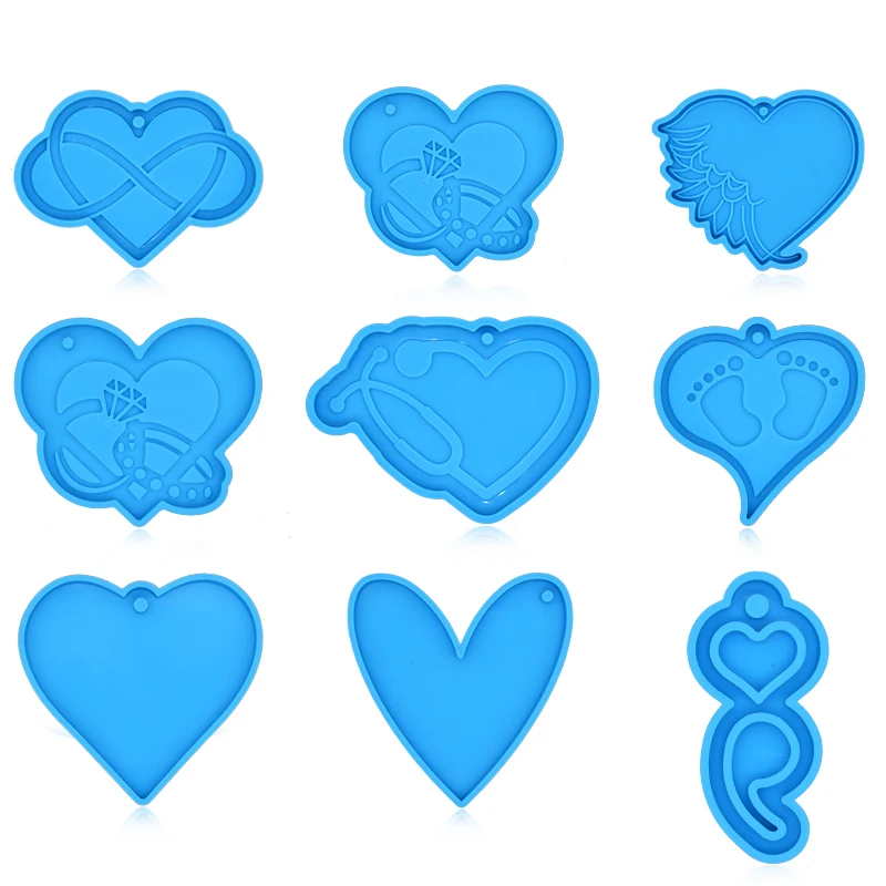 DIY Heart Shaped Stethoscope Wings Keychain Pendant Silicone Mold Heart Shape Series Backpack Jewelry Resin Mold Epoxy Mold
DIY Heart Shaped Stethoscope Wings Keychain Pendant Silicone Mold Heart Shape Series Backpack Jewelry Resin Mold Epoxy Mold