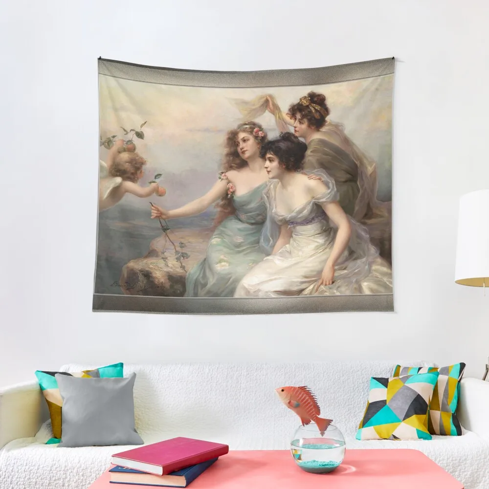 The Three Graces by Edouard Bisson Tapestry Decorative Wall Mural Carpet Wall Living Room Decoration 
The Three Graces by Edouard Bisson Tapestry Decorative Wall Mural Carpet Wall Living Room Decoration