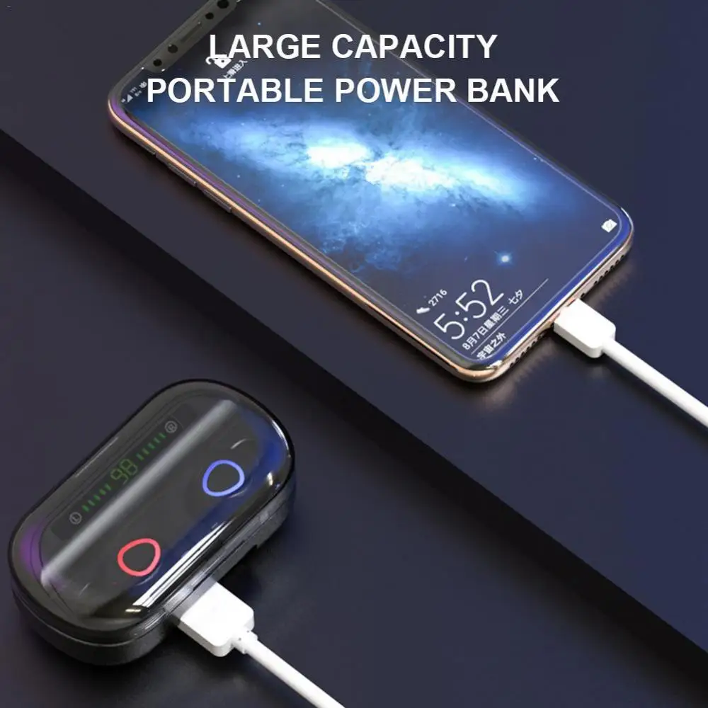 Bluetooth Headphone Wireless Wireless Bluetooth Earphone V10 LED Display Bluetooth-compatible 5.0 In-Ear Touch Control Headphone
Bluetooth Headphone Wireless Wireless Bluetooth Earphone V10 LED Display Bluetooth-compatible 5.0 In-Ear Touch Control Headphone