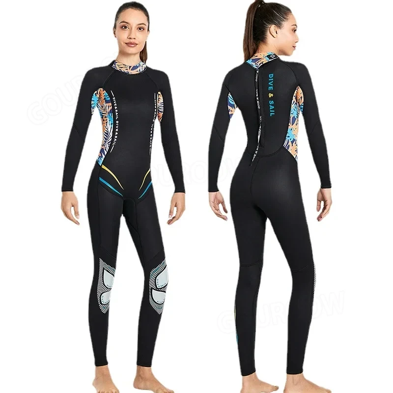 

Women Wetsuit Scuba Dive 3mm Neoprene Swim Surfing Snorkeling Spearfishing Water Sport Spearfishing Women Diving Suit