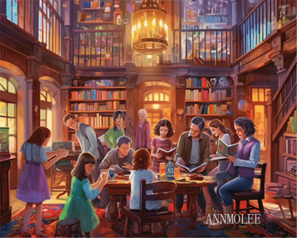 Puzzles for adults and Family jigsaw puzzles Local Bookstore reading Formation wooden Game Motivational Toy Educational
Puzzles for adults and Family jigsaw puzzles Local Bookstore reading Formation wooden Game Motivational Toy Educational