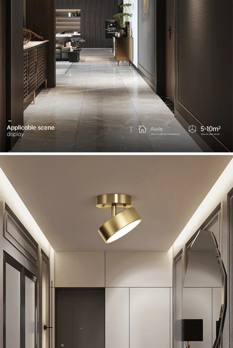 Modern Gold Led Ceiling Lights for Bedroom Hallway Corridor Balcony Round Decoration Lamp Lighting Chandelier Nordic Indoor Modern Gold Led Ceiling Lights for Bedroom Hallway Corridor Balcony Round Decoration Lamp Lighting Chandelier Nordic Indoor