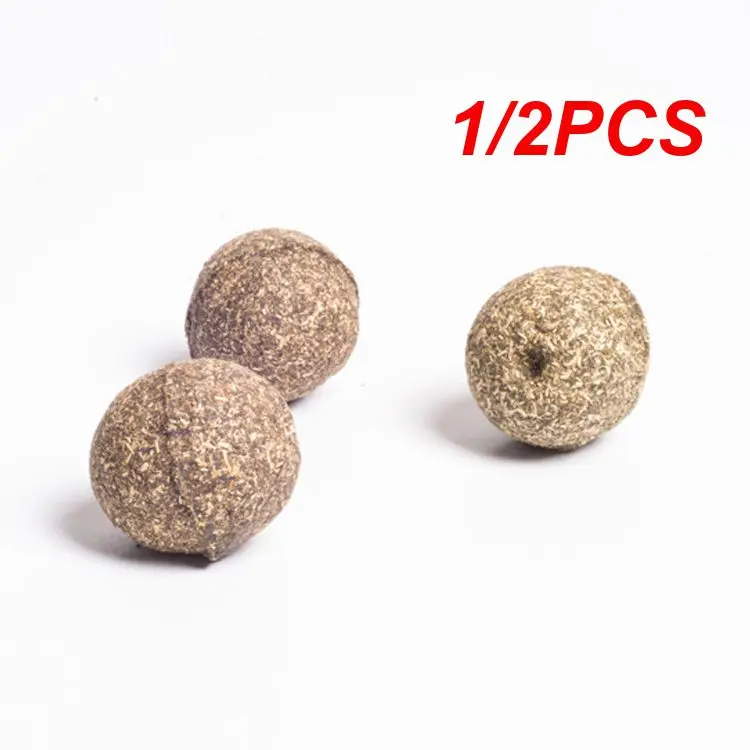 

1/2PCS Natural Catnip Cat Wall Stick-on Ball Toys Treats Healthy Natural Removes Hair Balls To Promote Digestion Cat Grass Snack