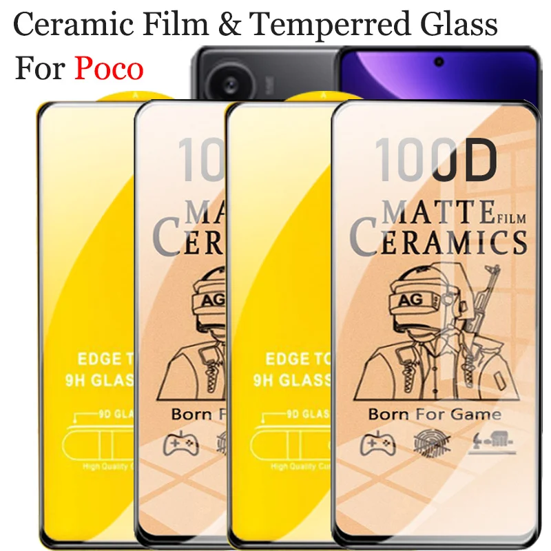 F 5 Matte Ceramic Film&Tempered glass For xiaomi poco f5 pro 5g Screen Protector poco f5 Soft Ceramic Glass pocof5pro
F 5 Matte Ceramic Film&Tempered glass For xiaomi poco f5 pro 5g Screen Protector poco f5 Soft Ceramic Glass pocof5pro