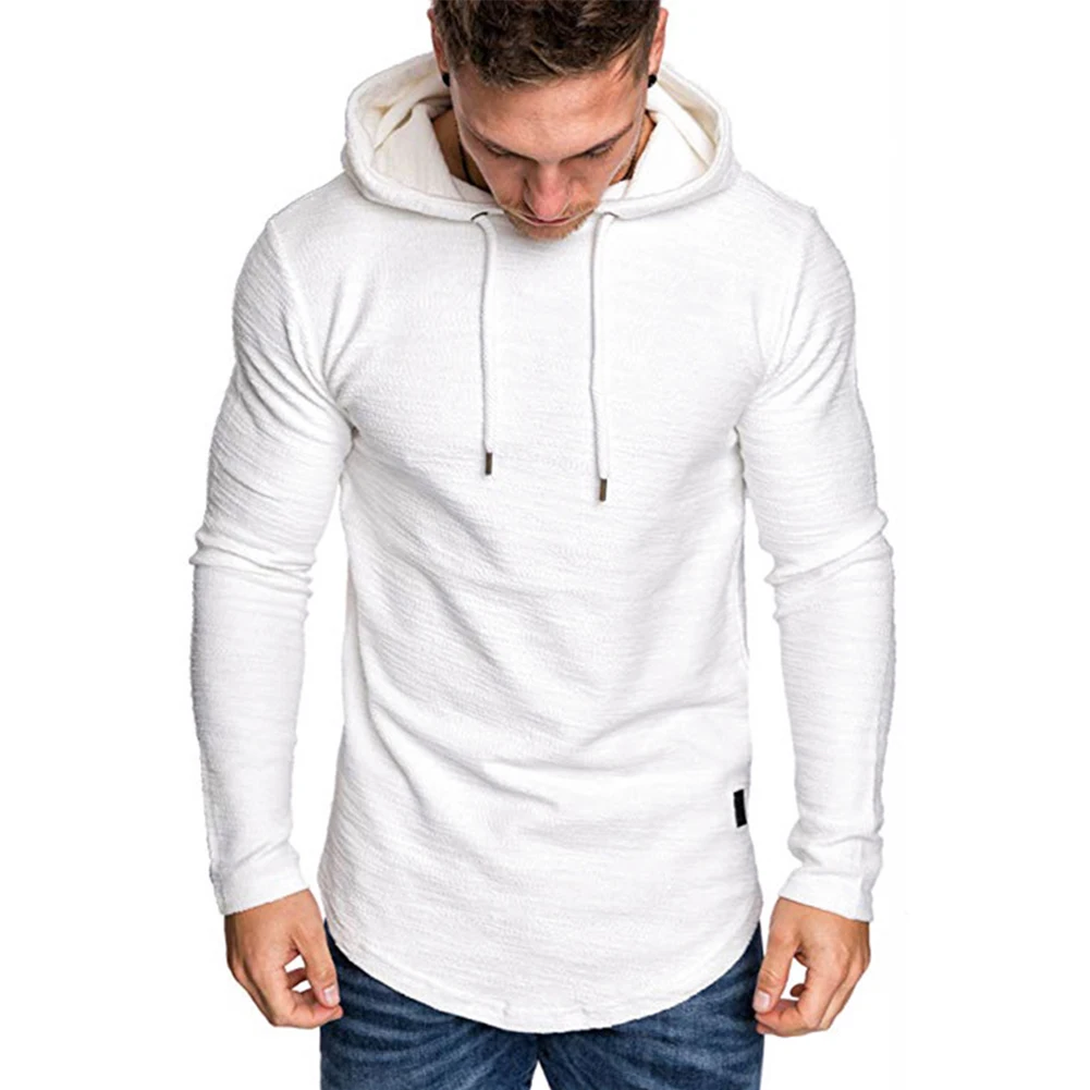 Hooded Muscle Shirt Men's Slim Fit Long Sleeve T Shirt Casual Gym Sports Top Solid Color Polyester Material
Hooded Muscle Shirt Men's Slim Fit Long Sleeve T Shirt Casual Gym Sports Top Solid Color Polyester Material