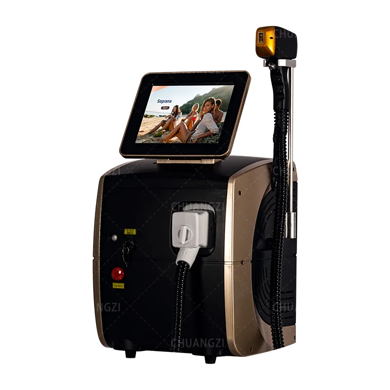 2024 Portable 808 3wave Diode Laser Permanent Hair Remove Fast Depilation Painfree Follicle Penetration Skin Rejuvenation Device
2024 Portable 808 3wave Diode Laser Permanent Hair Remove Fast Depilation Painfree Follicle Penetration Skin Rejuvenation Device