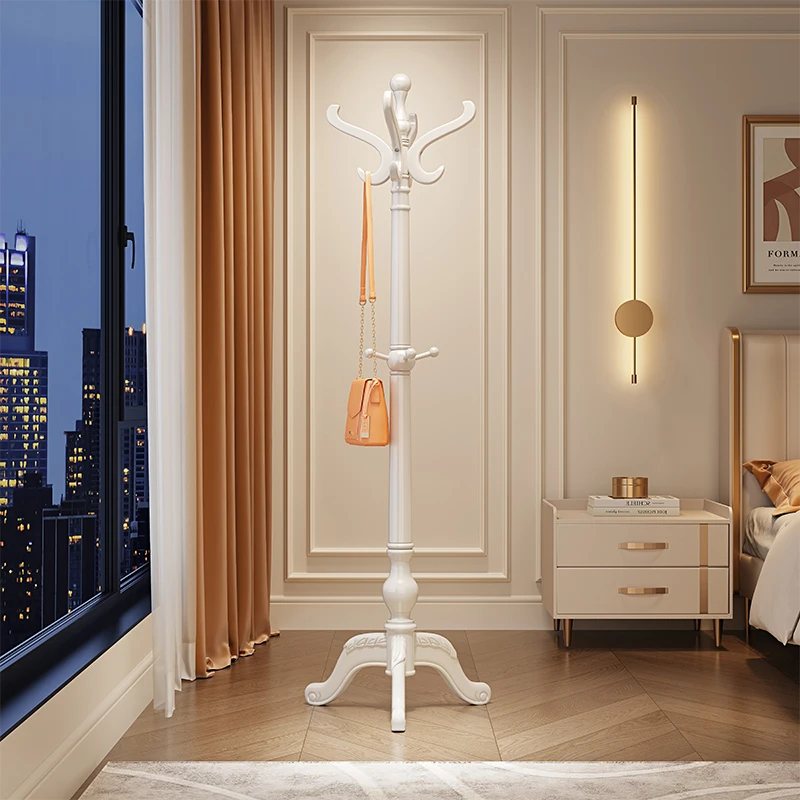 Bedroom floor mounted clothes rack, family living room Chinese style all solid wood clothes and hat rack, simple clothes and hat
Bedroom floor mounted clothes rack, family living room Chinese style all solid wood clothes and hat rack, simple clothes and hat