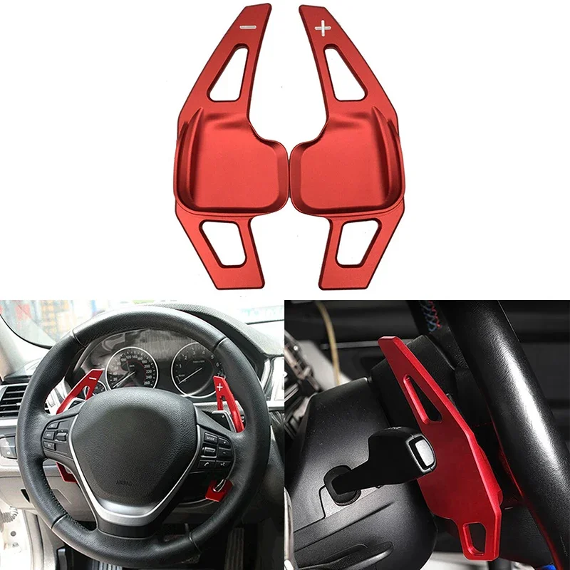 For BMW 1-7 Series X1 X4 X5 X6 Z4 13-17 Aluminum Car Steering Wheel Paddle Shifter Gear Shift Shifter Extension 2Pcs Red
For BMW 1-7 Series X1 X4 X5 X6 Z4 13-17 Aluminum Car Steering Wheel Paddle Shifter Gear Shift Shifter Extension 2Pcs Red