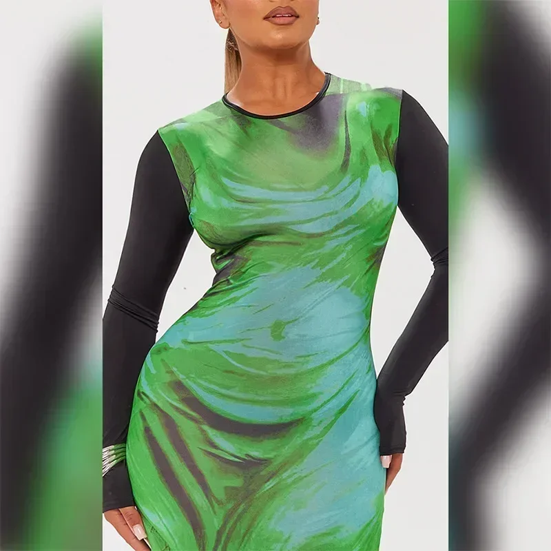 Autumn Party Sexy Midi Dress 2024 Elegant Women Clubwear Bodycon Lady Floral Abstract Printed Dresses Slim Girls Outwear L019
Autumn Party Sexy Midi Dress 2024 Elegant Women Clubwear Bodycon Lady Floral Abstract Printed Dresses Slim Girls Outwear L019