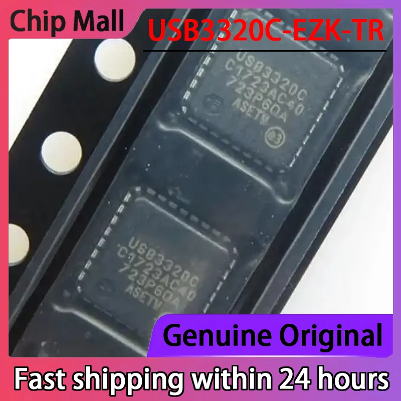 2PCS New Original USB3320C-EZK-TR USB3320C USB Interface Transceiver Package QFN32 Brand New Original
2PCS New Original USB3320C-EZK-TR USB3320C USB Interface Transceiver Package QFN32 Brand New Original