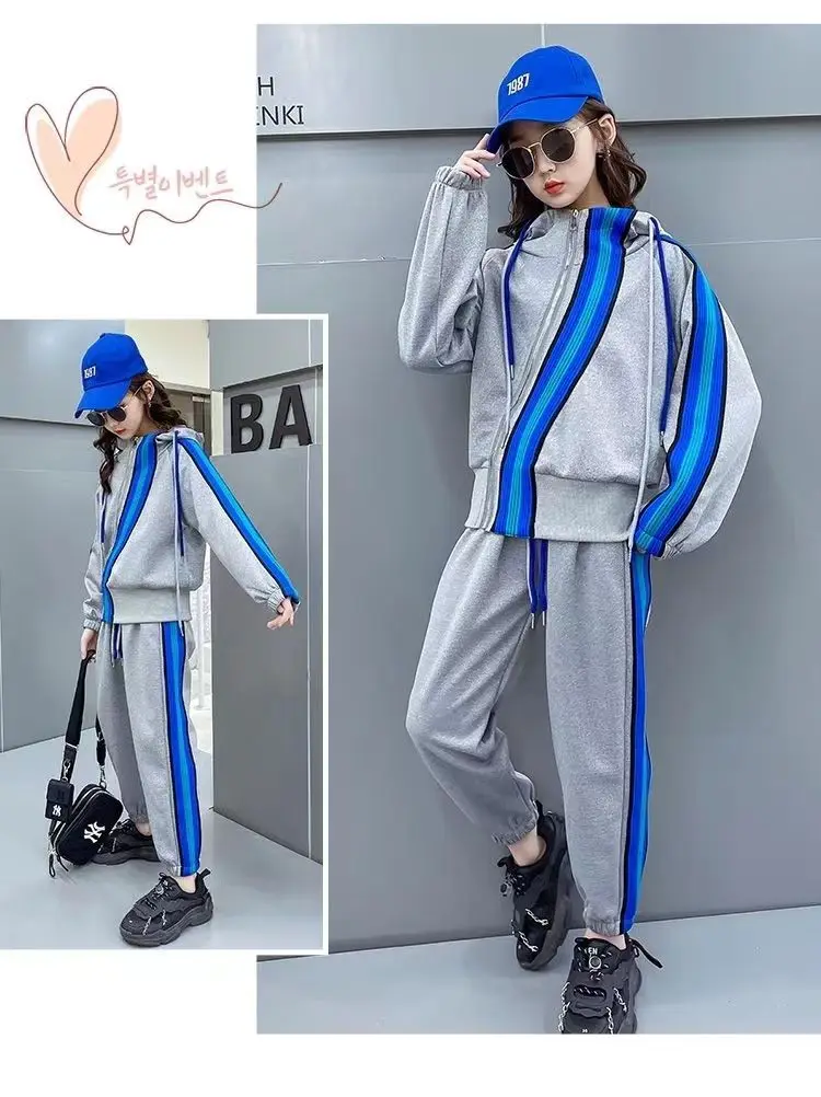 Child Girls Clothing Set Spring And Autumn Teen Girls Sport Suit Hoodie Wid Sweatpants School Kids Tracksuit For Girls Clothes
Child Girls Clothing Set Spring And Autumn Teen Girls Sport Suit Hoodie Wid Sweatpants School Kids Tracksuit For Girls Clothes