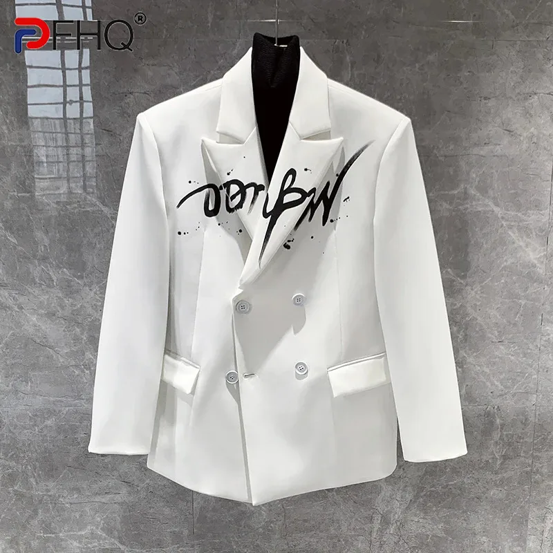 PFHQ Men's High Quality Lapel Printed Blazer Tide Delicacy Double Breasted Korean Version Splash-ink Suit Jackets Autumn 21Z3166
PFHQ Men's High Quality Lapel Printed Blazer Tide Delicacy Double Breasted Korean Version Splash-ink Suit Jackets Autumn 21Z3166
