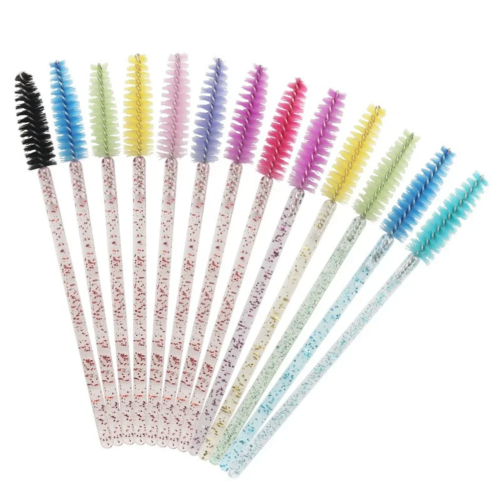 50 Pcs Disposable Crystal Eyelash brush Mascara Wands Applicator Diamond Eye Lash brushes Eyelash Extension women Makeup tools 
50 Pcs Disposable Crystal Eyelash brush Mascara Wands Applicator Diamond Eye Lash brushes Eyelash Extension women Makeup tools