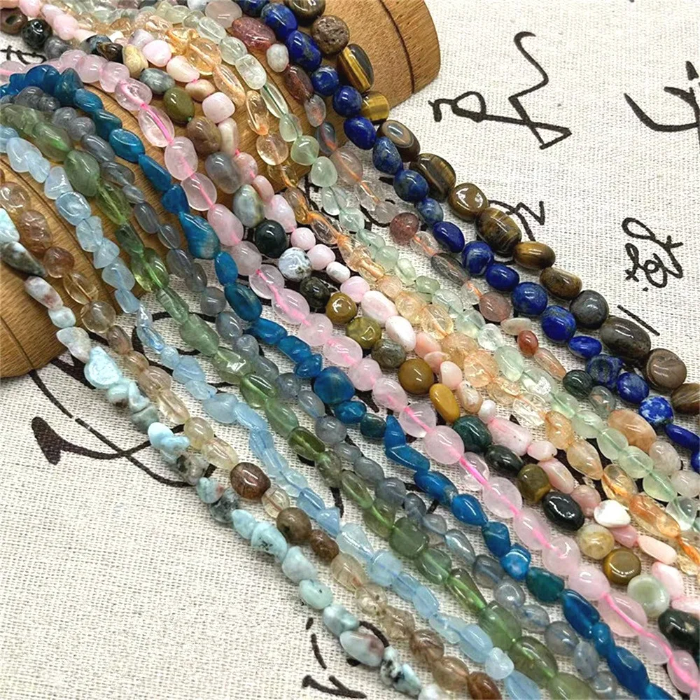 Natural Stone Irregular Crystal Jasper Tiger Eye Lapis Lazuli Spacer Beads 5-8mm for Jewelry Making Supplies DIY Necklace
Natural Stone Irregular Crystal Jasper Tiger Eye Lapis Lazuli Spacer Beads 5-8mm for Jewelry Making Supplies DIY Necklace