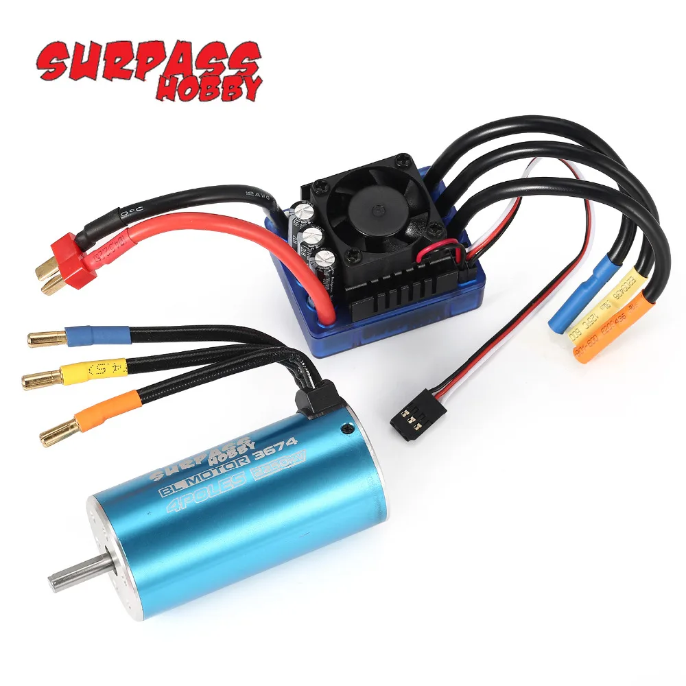 Бессенсорный бесщеточный двигатель SurpassHobby 3674 2250KV 4P и 120A бесщеточный ESC для 1/8 1/10 RC Car RC Boat
Бессенсорный бесщеточный двигатель SurpassHobby 3674 2250KV 4P и 120A бесщеточный ESC для 1/8 1/10 RC Car RC Boat