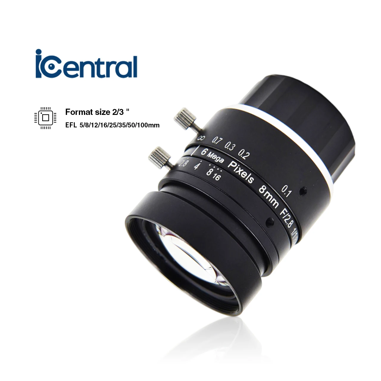 

Light Weight 2/3 Inch 10MP FA Machine Vision Lenses With ELF 8mm 12mm 16mm 25mm 35mm 50mm Optional