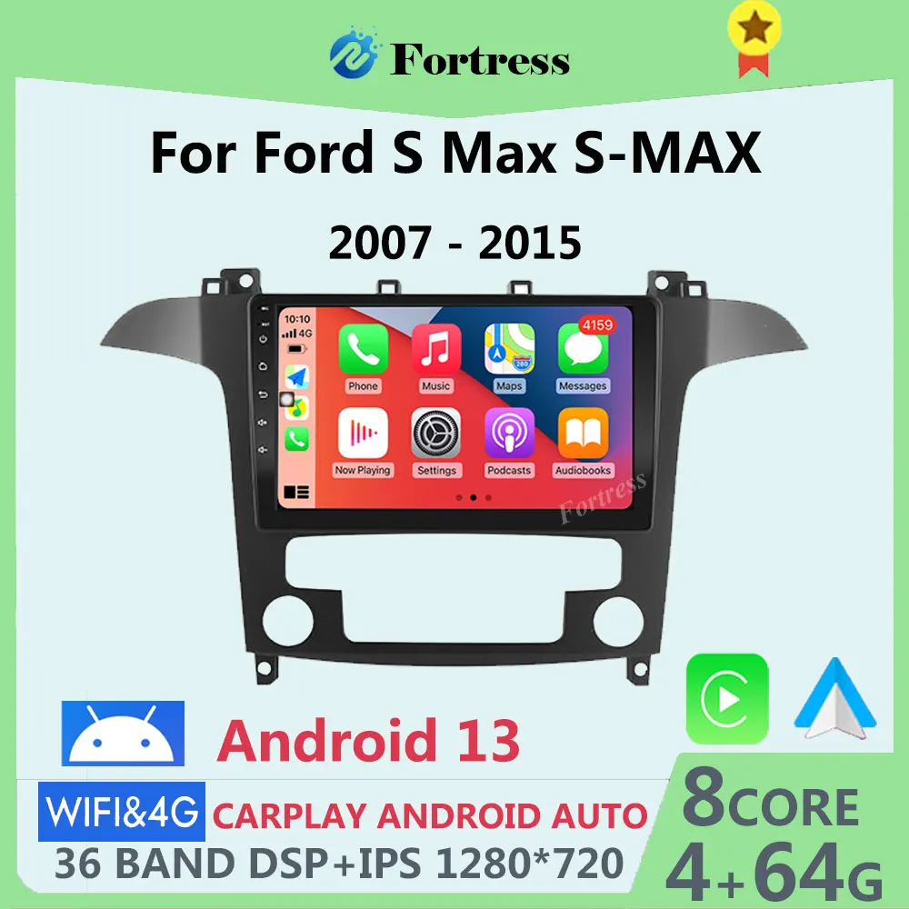 Автомагнитола на Android для Ford S Max, стерео-система под управлением Android, с Wi-Fi, GPS Навигатором, видеоплеером, звуком DSP, типоразмер 2DIN, 2007-2015
Автомагнитола на Android для Ford S Max, стерео-система под управлением Android, с Wi-Fi, GPS Навигатором, видеоплеером, звуком DSP, типоразмер 2DIN, 2007-2015
