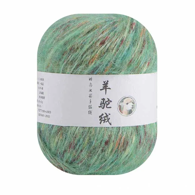 

500grams Alpaca Wool Cashmere Yarn for Knitting Sweaters Scarf Hat Crochet Threads Flush Soft Pluffy DIY Line 50g*10balls=500g