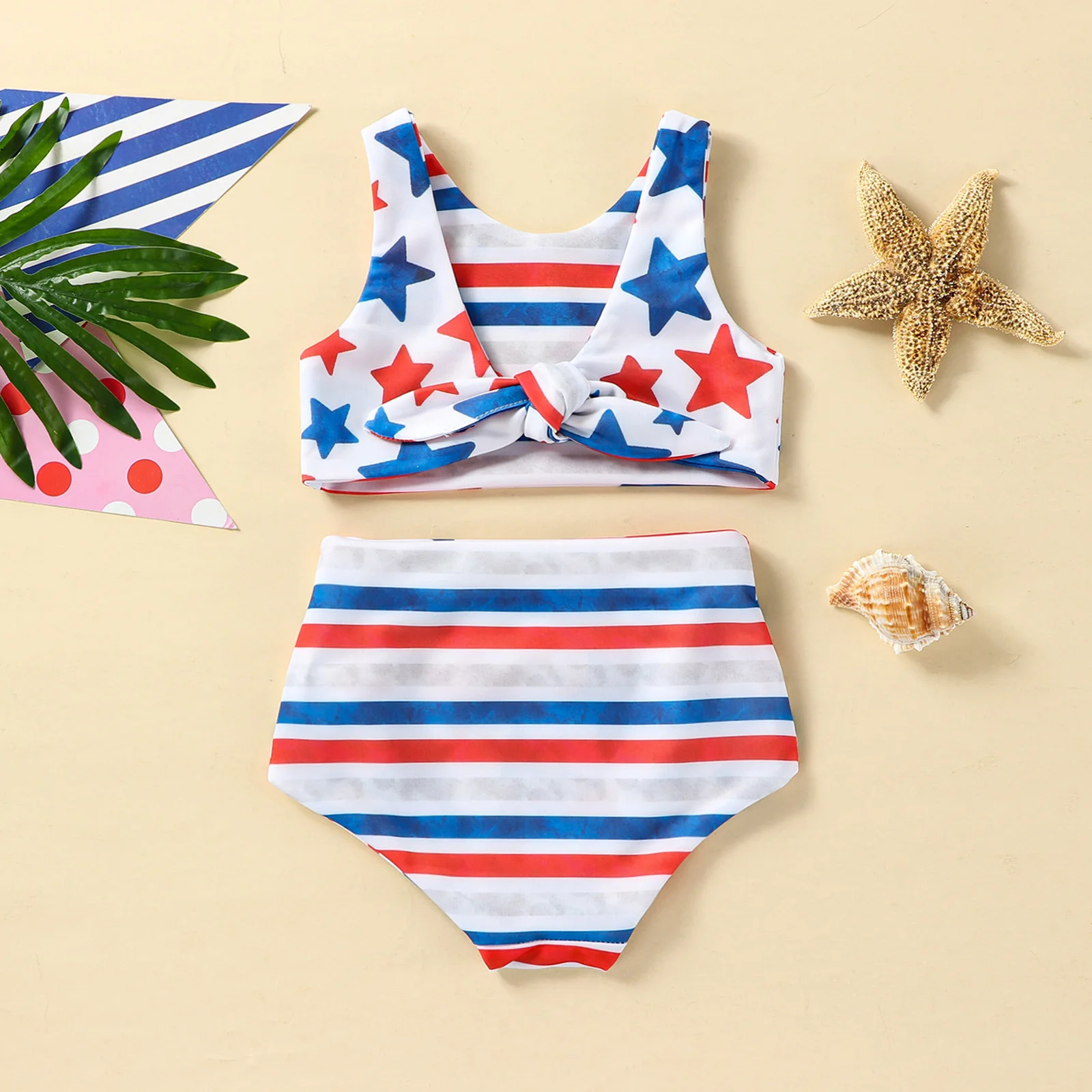 2023-04-16 Lioraitiin 0-4Years Independence Day Kids Girl 2Pcs Swimsuits Summer Star Print Tank Striped ShortsTankini Swimwear
2023-04-16 Lioraitiin 0-4Years Independence Day Kids Girl 2Pcs Swimsuits Summer Star Print Tank Striped ShortsTankini Swimwear