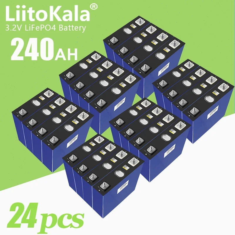 Аккумуляторная батарея LiitoKala, литий-железо-фосфатная солнечная батарея, 3,2 в, Ач, 24 шт.
Аккумуляторная батарея LiitoKala, литий-железо-фосфатная солнечная батарея, 3,2 в, Ач, 24 шт.